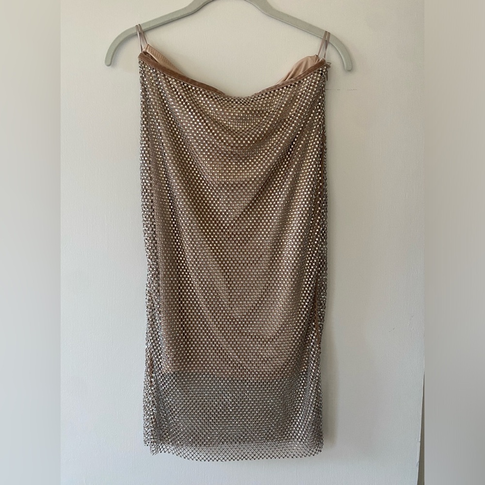 MaxMara (Sportmax) Rhinestone Mesh Two-Piece Set - Picture 2 of 4